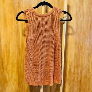 Gentle Fawn Orange Ribbed Tank Top